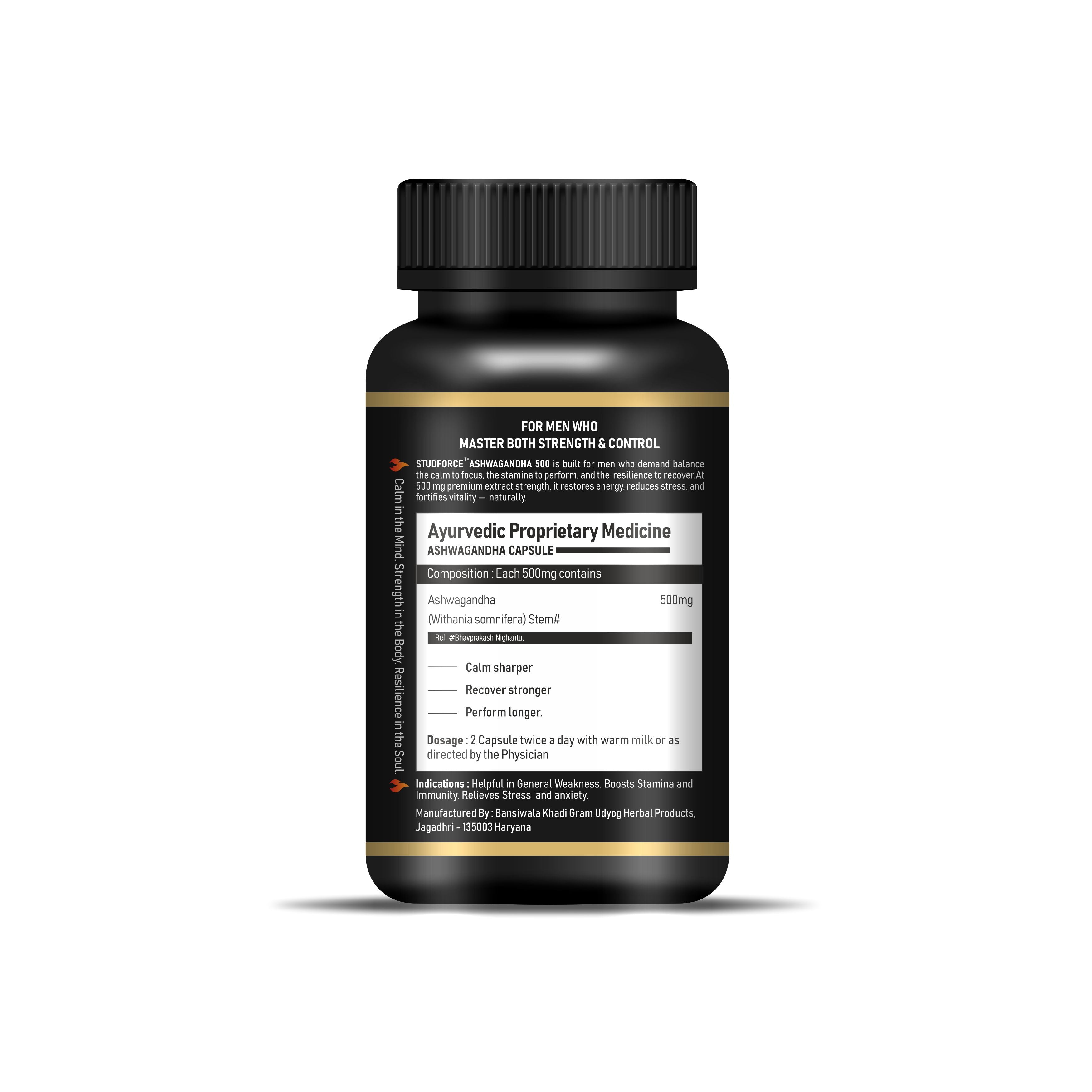 ASHWAGANDHA 500 CAPSULES